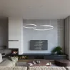 Chandelier RIO 110 blanc 3000K