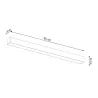 Applique  PINNE 95 blanc