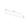 Applique  PINNE 65 gris