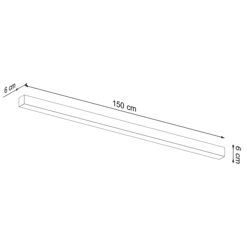 Applique  PINNE 145 noir