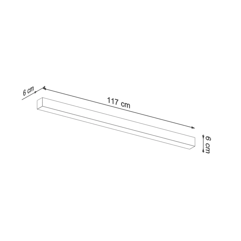 Applique  PINNE 115 noir