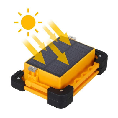 Projecteur led 30w portable solaire 2700lm-powerbank