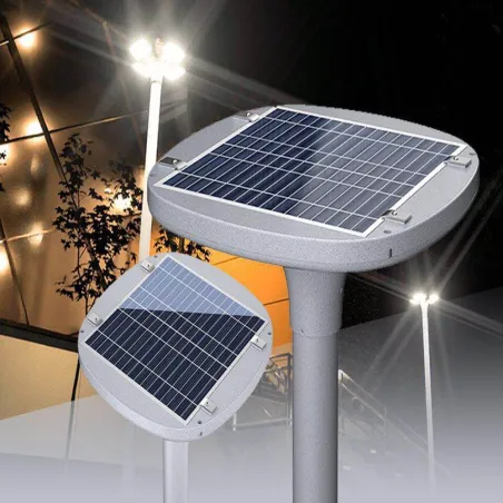 TETE DE LAMPADAIRE SOLAIRE 100W 4000K IP65
