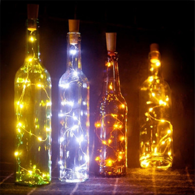 Guirlande solaire spécial bouchon de bouteille décoration fêtes