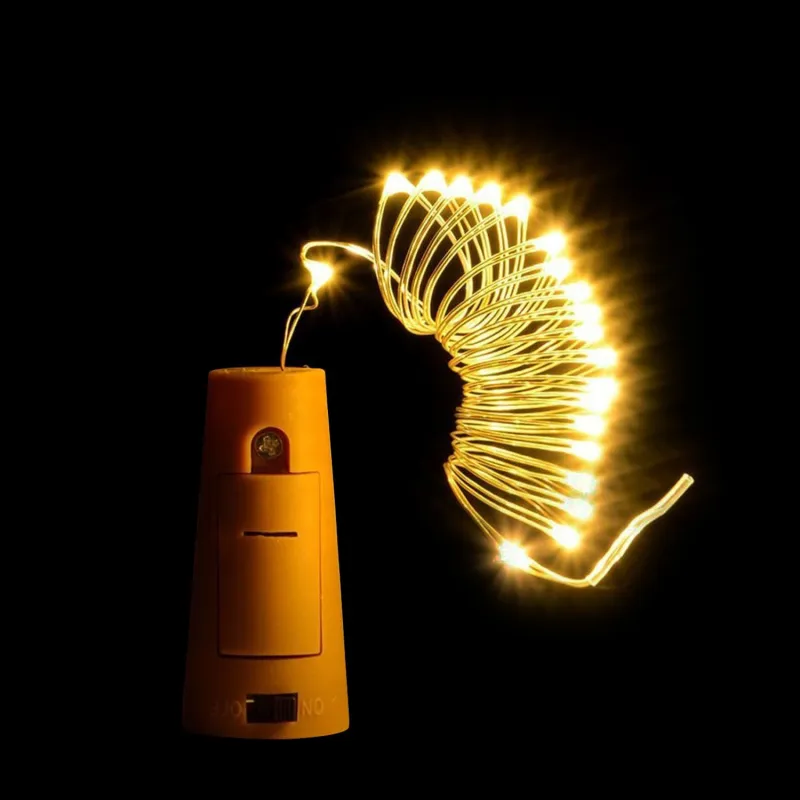 Guirlande solaire spécial bouchon de bouteille décoration fêtes