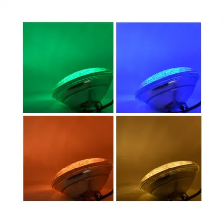 LED  PAR56 PISCINE 12V AC 18 W CCT + RGB BOITE