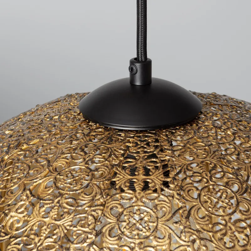 Suspension lampe style marocain culot e27 35cm