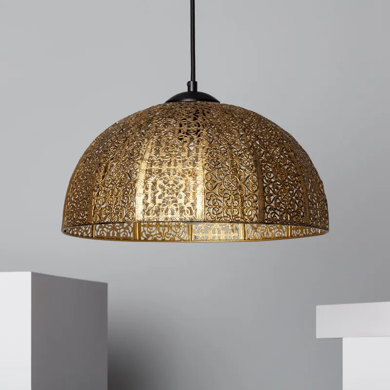 Suspension lampe style marocain culot e27 35cm