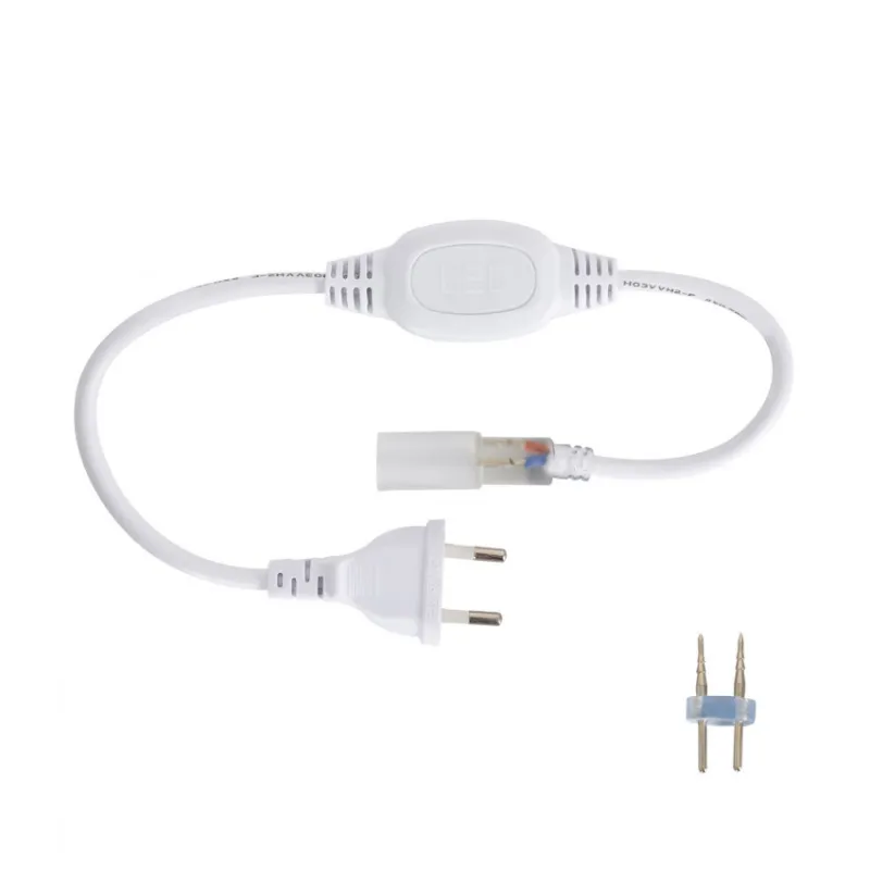 Ruban led 220v néon 360 flexible 3000k ultra lumière étanche enseigne extérieur