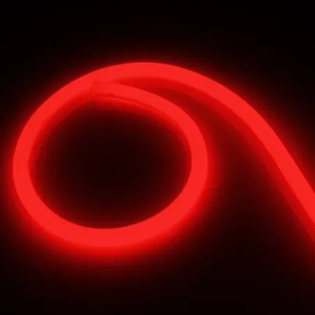 Ruban led 220v néon 360 flexible rouge ip67 ultra lumière étanche enseigne extérieur