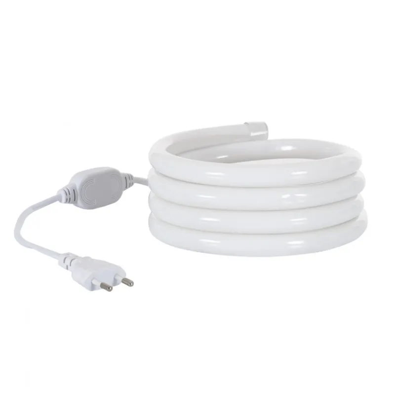 Ruban led 220v néon 360 flexible orange ip67 ultra lumière étanche enseigne extérieur