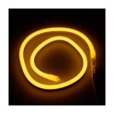 Ruban led 220v néon flexible 180-orange ultra lumière étanche enseigne extérieur ip67