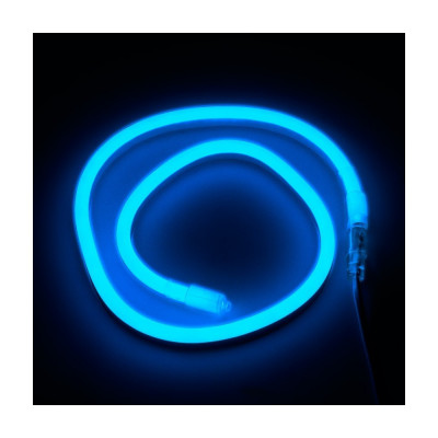 Ruban led 220v néon flexible 180-bleu ultra lumière étanche enseigne extérieur ip67