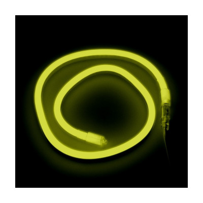 Ruban led 220v néon flexible 180-jaune ultra lumière étanche enseigne extérieur ip67