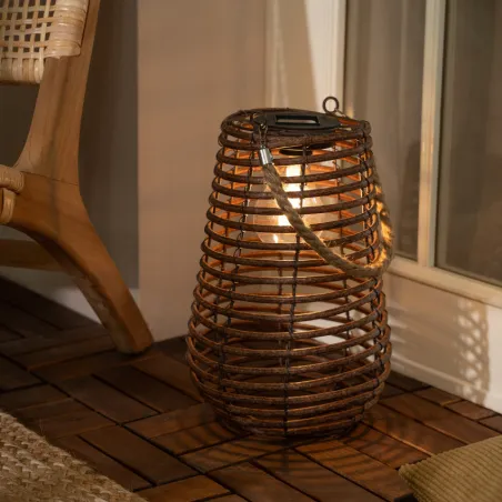 Lampe a poser solaire étanche extérieur nomade lumineuse
