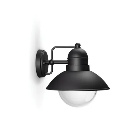 Applique extérieur Philips noire ip44 culot e27 bas