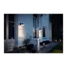 Applique extérieur Philips noire ip44 culot e27 bas
