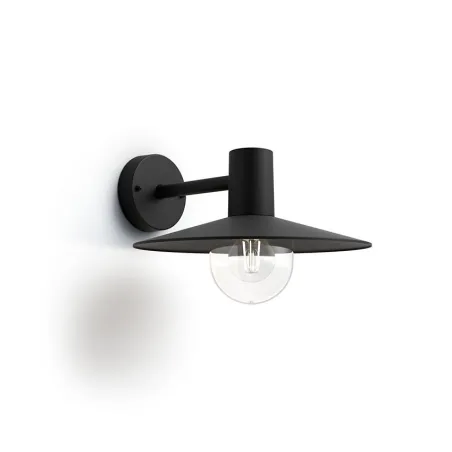 Applique extérieur Philips noire ip44 culot e27 bas