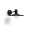 Applique extérieur Philips noire ip44 culot e27 bas