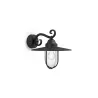Applique extérieur Philips noire ip44 culot e27 bas