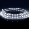 Ruban lumineux strip led 220v ip65 6000k flexible ultra lumière blanc froid