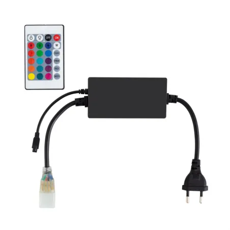 Contrôleur ruban led 220v rgb ir-40m ligne continu max