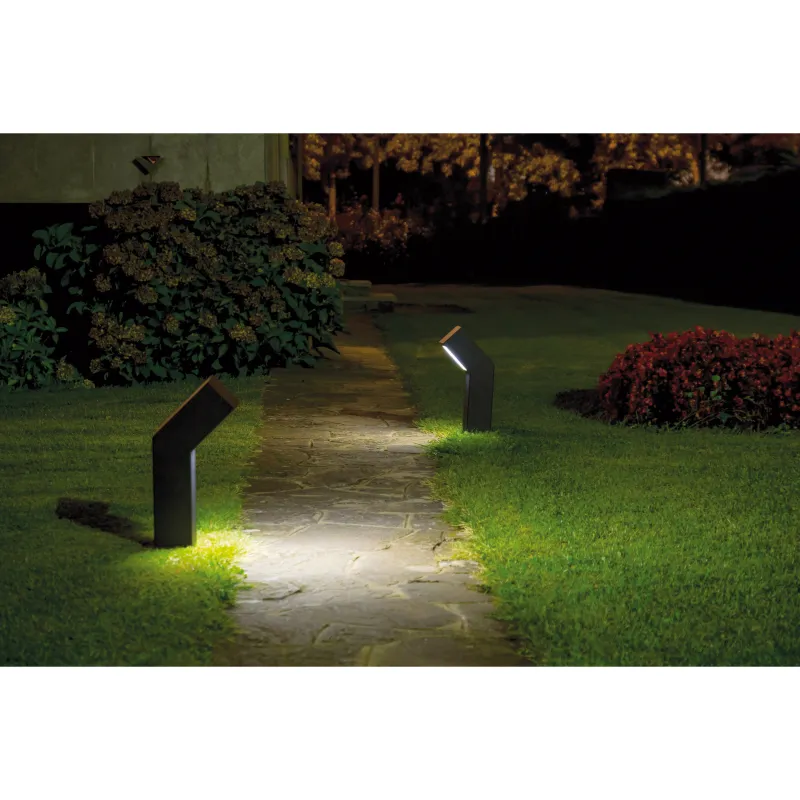Borne CLINA IP55 LED COB 6W 3000K Oxyde brun
