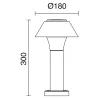 Borne BUCKET IP65 Phase Triac C LED SMD 10.50W 4000K Anthracite