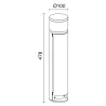 Borne LUA IP44 G9 LED Bulb 2.50W 3000K Anthracite