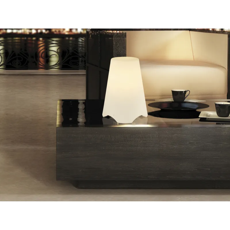 Lampe à poser NIZA IP44 E14 11W Blanc