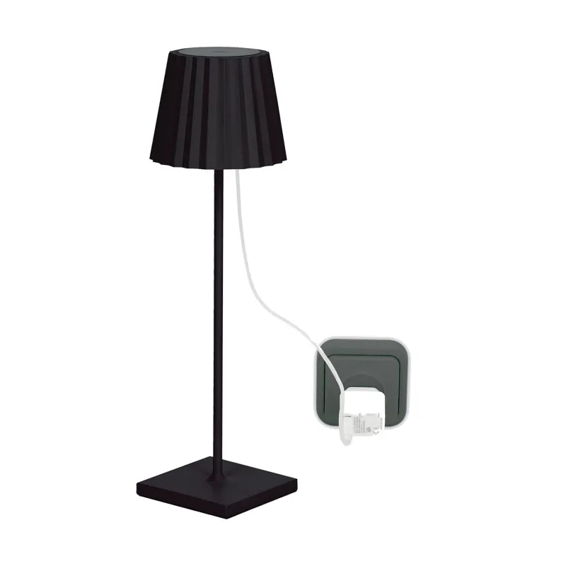 Luminaire mobile LITTA IP54 Touch dimming LED SMD 2.20W 3000K Noir