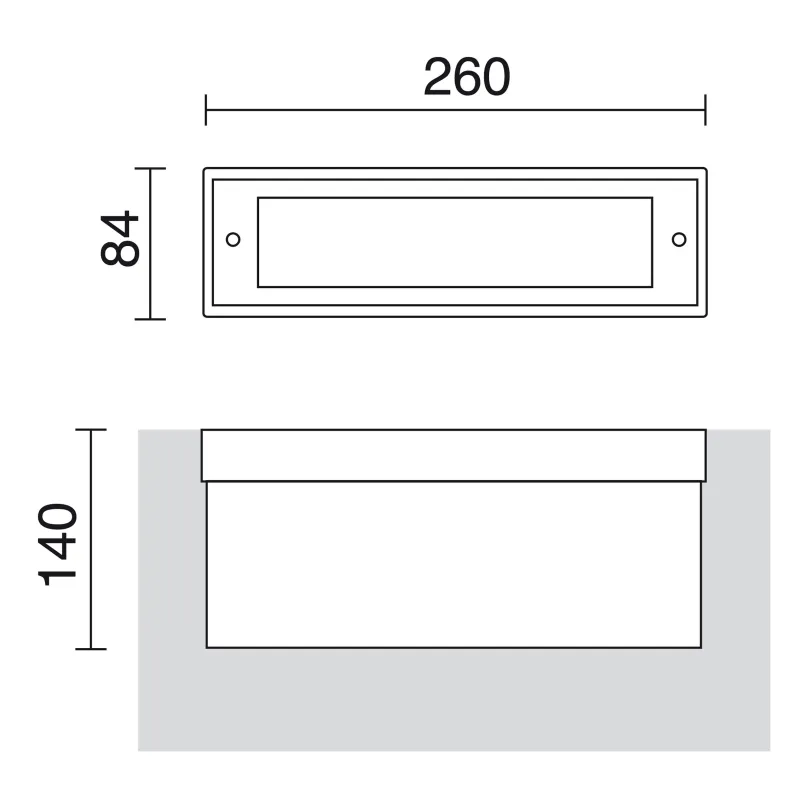 Encastré de sol ARGIN IP67 LED SMD 10.50W 4000K Acier inoxydable