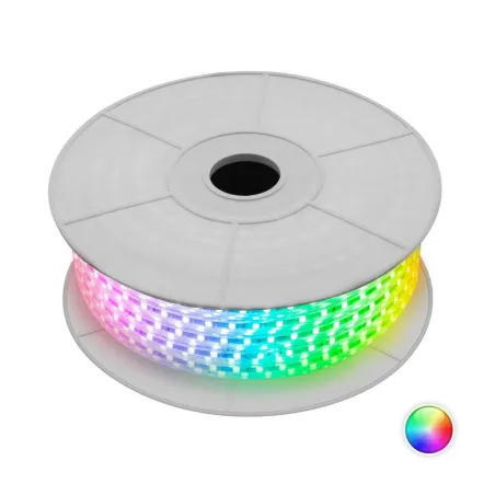 Ruban lumineux strip led 220v ip65 rgb flexible ultra lumière couleurs