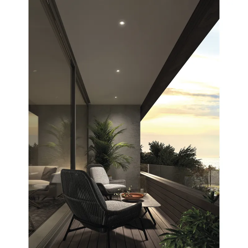 Encastré de plafond NABUCO IP68 LED COB 3W 3000K Acier inoxydable