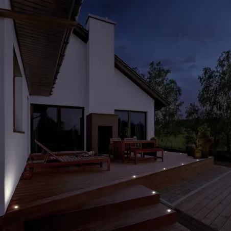 Encastrement mural / sol RAIN IP67 G9 LED Bulb 1.70W Noir