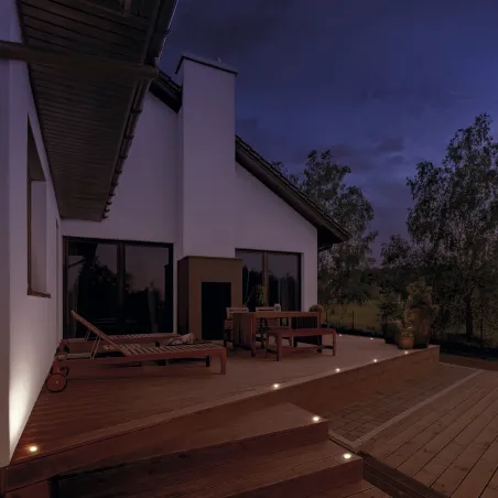 Encastrement mural / sol RAIN IP67 G9 LED Bulb 1.70W 3000K Noir