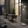 Lampadaire AIDA IP65 LED SMD AC 3x9W 3000K Anthracite