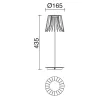 Lampe à poser AIDA IP65 LED SMD AC 9W 3000K Blanc