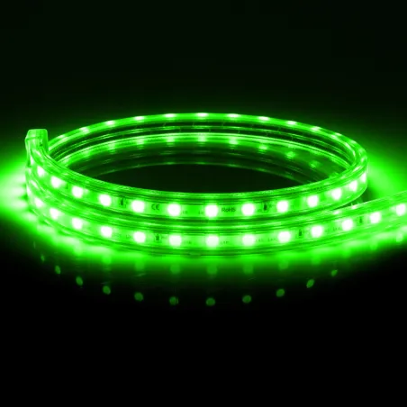 Ruban lumineux strip led vert 220v ip65 flexible contrôleur wifi couleurs