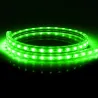 Ruban lumineux strip led vert 220v ip65 flexible contrôleur wifi couleurs