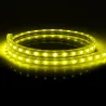Ruban lumineux strip led 220v ip65 jaune flexible contrôleur wifi couleurs