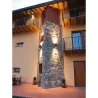 Applique SETH IP65 LED SMD AC 2x4W 4000K Anthracite