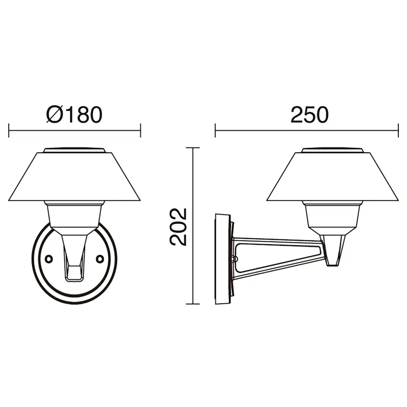 Applique BUCKET IP65 Phase Triac C LED SMD 10.50W 4000K Anthracite