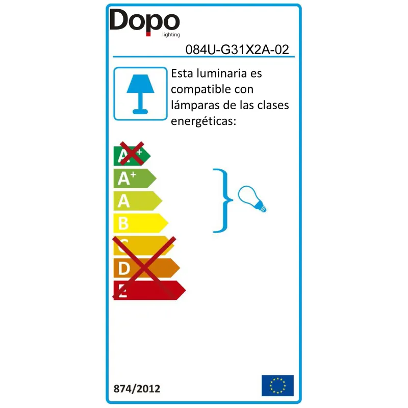 Applique DEVON IP66 GX53 LED T2 2x3W 3000K Blanc