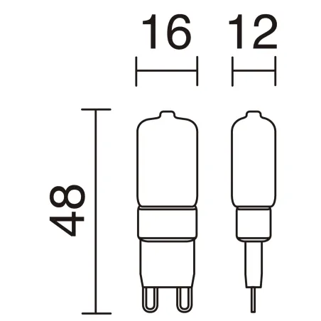 Source G9 G9 LED Bulb 2.50W 3000K Blanc