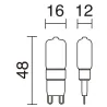 Source G9 G9 LED Bulb 2.50W 3000K Blanc