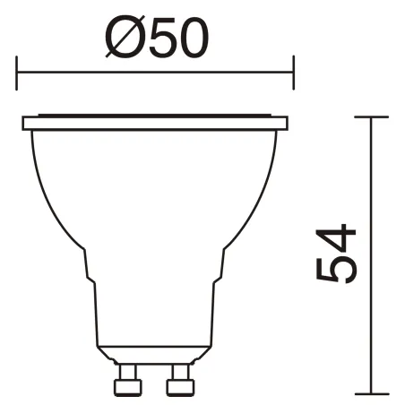 Lampe LED PRO GU10 3.50W Blanc