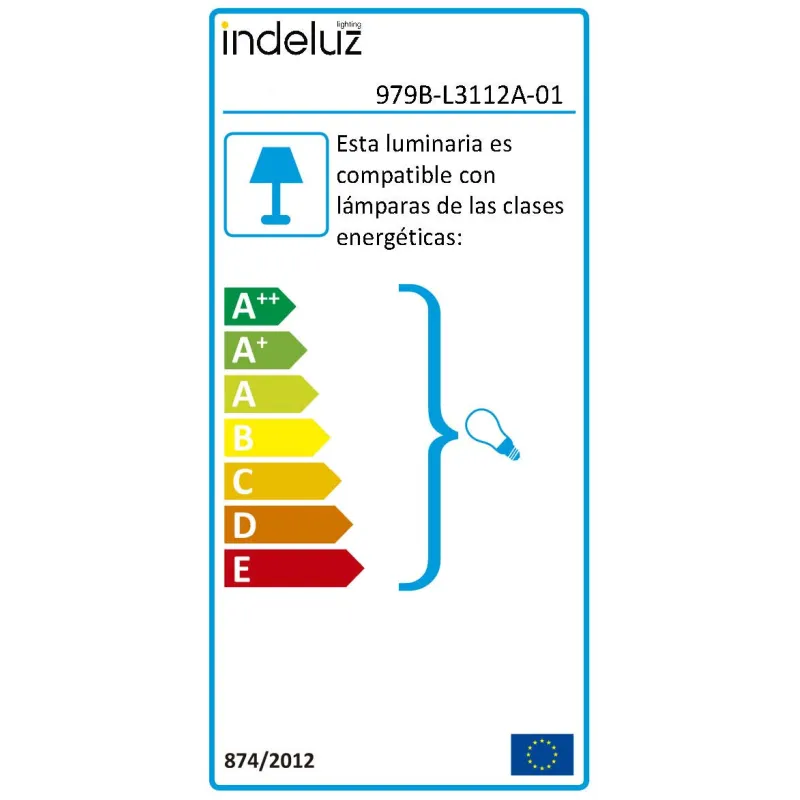 Encastré de plafond CALYPSO2 IP44 LED SMD 12W 3000K Blanc