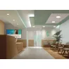 Encastré de plafond CALYPSO2 IP44 LED SMD 24W 3000K Blanc