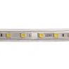 Ruban lumineux strip led 220v ip65 3000k flexible contrôleur wifi blanc chaud